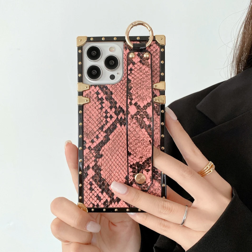 Case for iPhone 12 13 PRO Max, Luxury Designer PU Leather Cute Phone Case