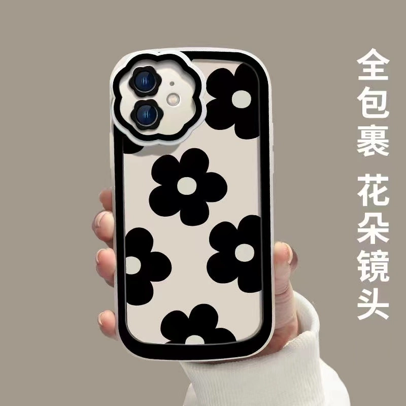 New Design Luxury IMD Flower Printing Clear TPU PC Mobile Phone Case for iPhone 11 12 13 14 PRO Max