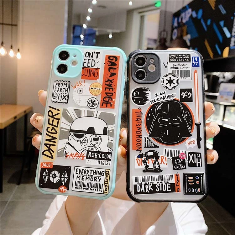 Custom Design Phone Case TPU PC Semi-Transparent Case for iPhone 11 PRO