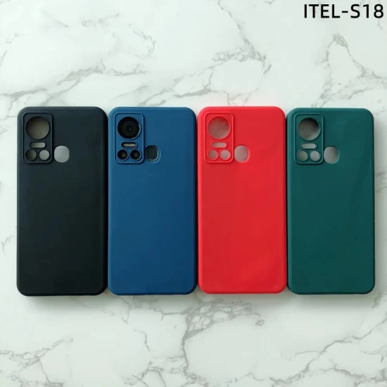 Itel A04 P40 A60 S18/S18 PRO용 새 모델 소프트 TPU 폰 케이스